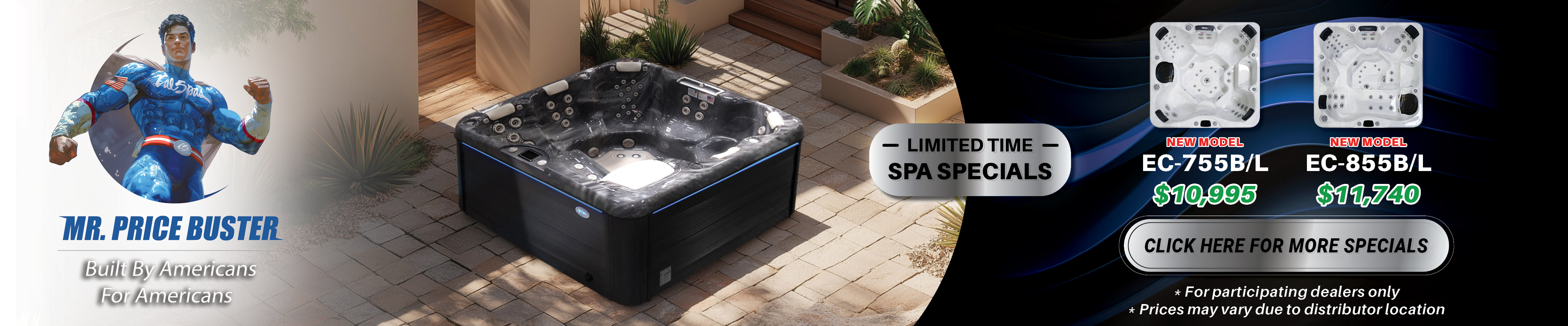 Calspas hot tub being used in a family setting - Brokenarrow